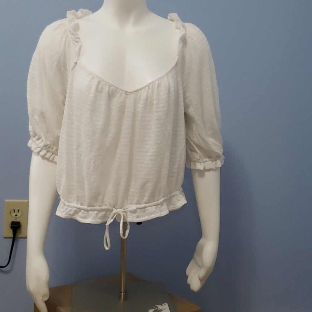 Free People Cinched Waist Top